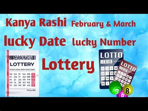 kanya rashi lottery number